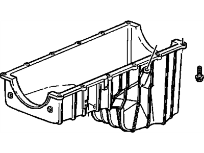Pontiac Oil Pan - 22531766