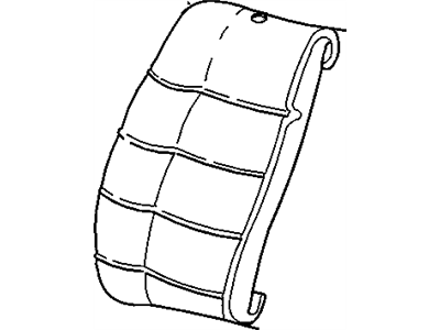 Cadillac 90594401 Seat Back Cover