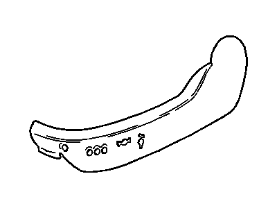 Cadillac 90516219 Recline Cover