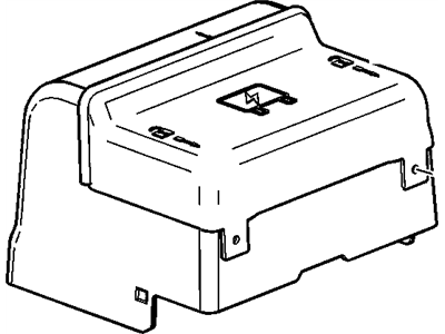 Chevy 15107357 COVER,BODY & INSTRUMENT PANEL WIRING HARNESS JUNCTION BLOCK(INCLUDES 1,3)(EBONY)