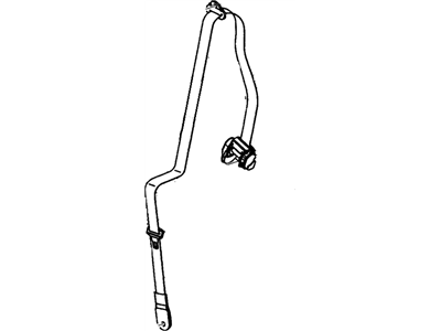 GM 15853568 Belt, At5 - Rear Center Folding Seat, Passenger Side 15853568 GM Belt, At5 - Rear Center Folding Seat, Passenger Side Illustration 1 of 1