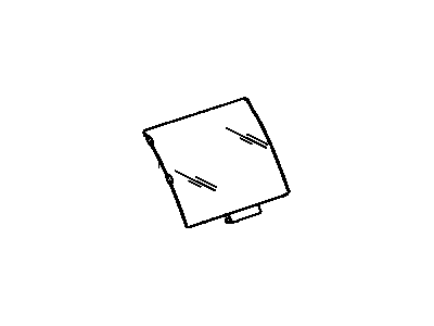 Chevy 15669009 Moveable Glass
