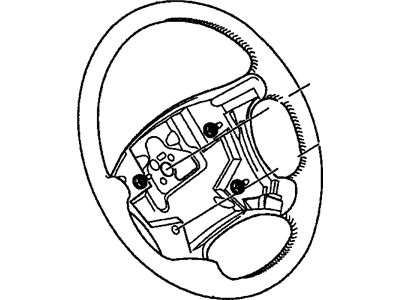 Oldsmobile Cutlass Supreme Steering Wheel - 16757280