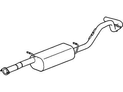 Chevy Express 1500 Exhaust Pipe - 15159716