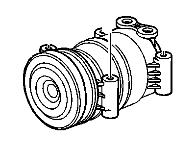 GM 89019367 Compressor, Air Conditioning 89019367 GM Compressor, Air Conditioning Illustration 1 of 1