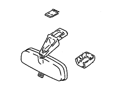 Chevy 94859473 Mirror Assembly