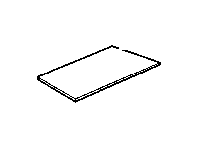 GM 10151087 Sound Absorber, Rear Passenger Side 10151087 GM Sound Absorber, Rear Passenger Side Illustration 1 of 1