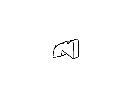 25972324 GM Baffle, Air Inlet Illustration 1 of 1