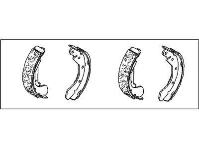 Chevy Aveo Brake Shoe Set - 19143174