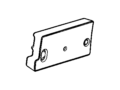 GM 22912883 Energy Absorber, Rear Passenger Side 22912883 GM Energy Absorber, Rear Passenger Side Illustration 1 of 1