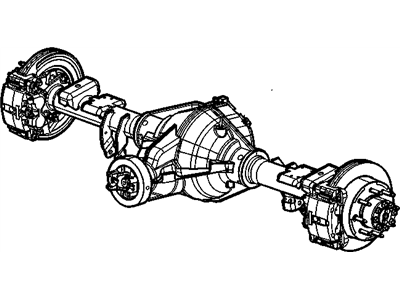 Chevy 25905547 Axle Assembly