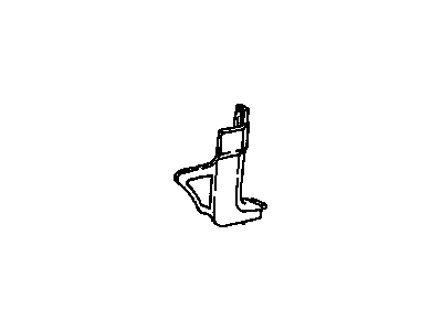 GM 15952924 Cowl Trim, Red Ruby, Driver Side 15952924 GM Cowl Trim, Red Ruby, Driver Side Illustration 1 of 1