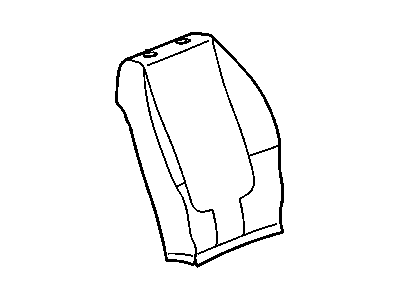 Chevy 15821050 COVER,PASSENGER SEAT BACK(CASHMERE)