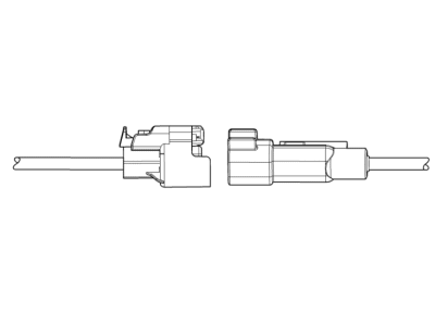 Cadillac 19367515 CONNECTOR KIT,WIRING HARNESS(ACCENT LAMP - INSTRUMENT PANEL)(BLACK)(2-WAY MALE)(W/LEADS)(SIDE ELECTRIC CODE: E1G)