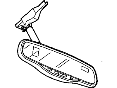 Chevy 88895187 Mirror