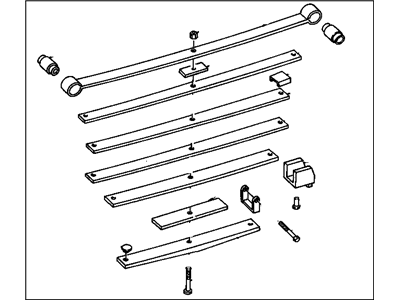 Chevy K1500 Suburban Leaf Spring - 15687077