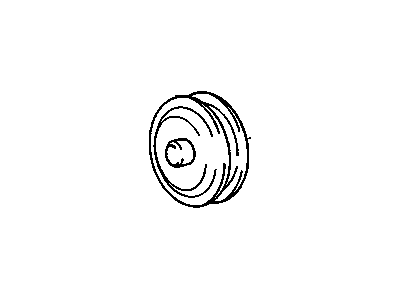 GM 10067476 Pulley 10067476 GM Pulley Illustration 1 of 1