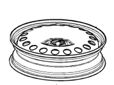 Chevy 13383365 Spare Wheel