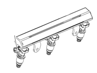 Saturn 12581324 Fuel Rail