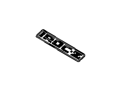 Chevy 10189317 Emblem