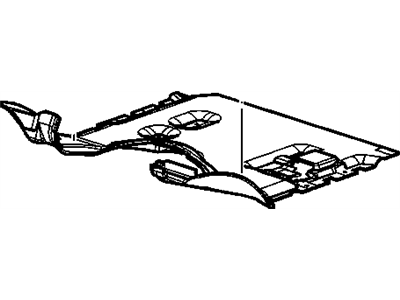 Chevy 84030783 CARPET,FRONT FLOOR PANEL