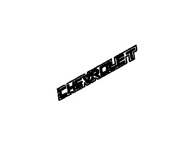Chevy 22572190 Nameplate
