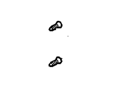 GM 11588625 Sunshade Screw 11588625 GM Sunshade Screw Illustration 1 of 1