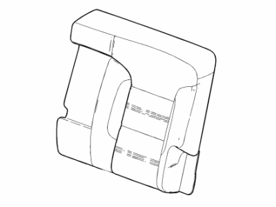 GM 84173357 Cover, Rear Seat Back 84173357 GM Cover, Rear Seat Back Illustration 1 of 1