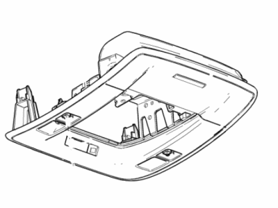 Cadillac 84456943 CONSOLE,ROOF(LIGHT ASH GREY)(CONSOLE HOUSING AND LAMPS ONLY)(*KIT1)