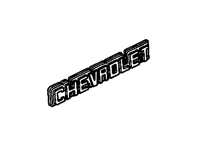 Chevy 20488432 Nameplate