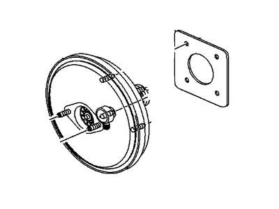 Saturn SC Brake Booster - 21010181