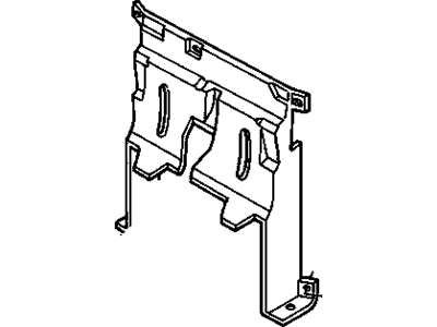 22590435 GM Splash Shield Illustration 1 of 1