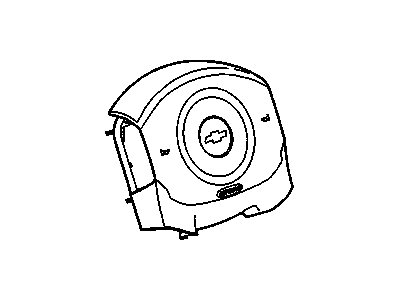 GM 15854416 Driver Inflator Module 15854416 GM Driver Inflator Module Illustration 1 of 1