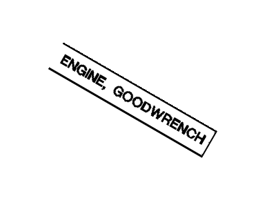 GM 12462268 Engine 12462268 GM Engine Illustration 1 of 1