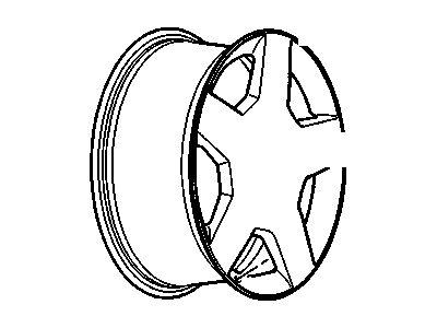 Chevy 9598457 Wheel, Alloy