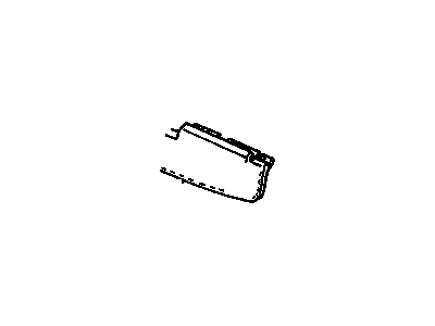 GM 14083929 Air Deflector 14083929 GM Air Deflector Illustration 1 of 1