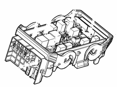 Cadillac 84557339 BLOCK,ENGINE WIRING HARNESS JUNCTION(INCLUDES 1-3,14,15)(USED ON VEHICLE BUILT ON 01JUN2018 AND AFTER)(FOR 1ST DESIGN SEE 84429948)