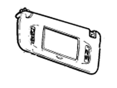 GM 23242883 Sunshade, Sunshade 23242883 GM Sunshade, Sunshade Illustration 1 of 1