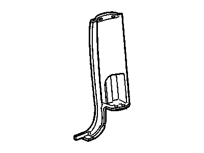 GMC 14060449 Lock Pillar Trim