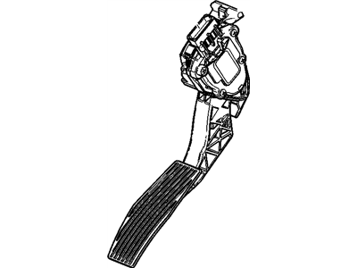 GM 13252702 Pedal Travel Sensor 13252702 GM Pedal Travel Sensor Illustration 1 of 1