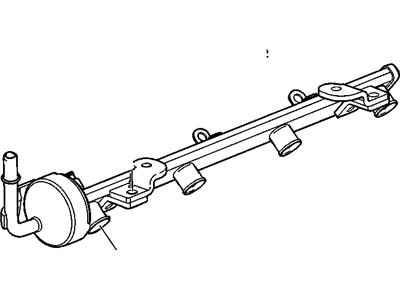 Pontiac Fuel Rail - 12593231