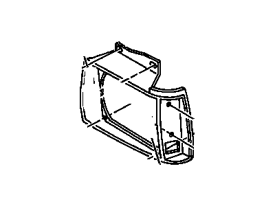 Chevy 15591585 Bezel