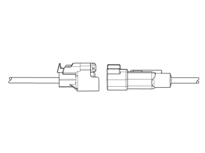 Chevy 13587298 CONNECTOR KIT,ENGINE WIRING HARNESS(MASS AIRFLOW SENSOR)(GRAY)(4-WAY FEMALE)(W/LEADS)(SIDE ELECTRIC CODE: B75)