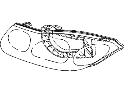 Saturn 21124747 Headlamp Assembly