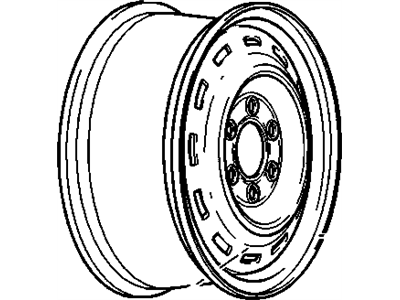 Chevy 9593334 Wheel, Alloy