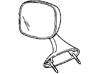 Chevy El Camino Car Mirror - 20096546