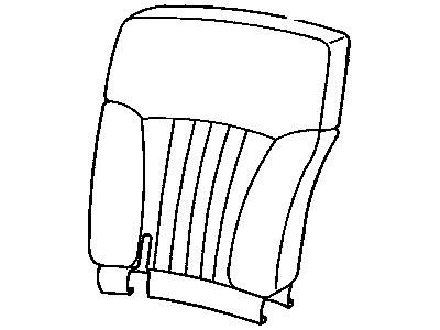 Chevy 88979699 COVER,REAR SEAT BACK(PEWTER)