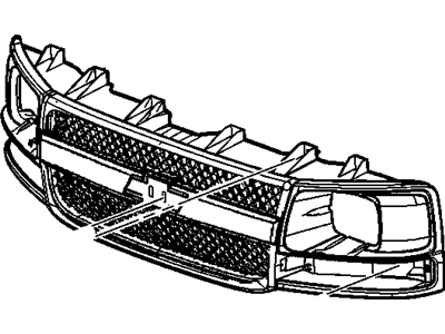Chevy 22816424 Grille