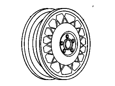 Buick 12351275 Wheel, Alloy