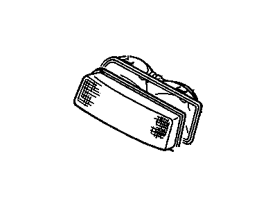 Chevy 16515244 Lens & Housing